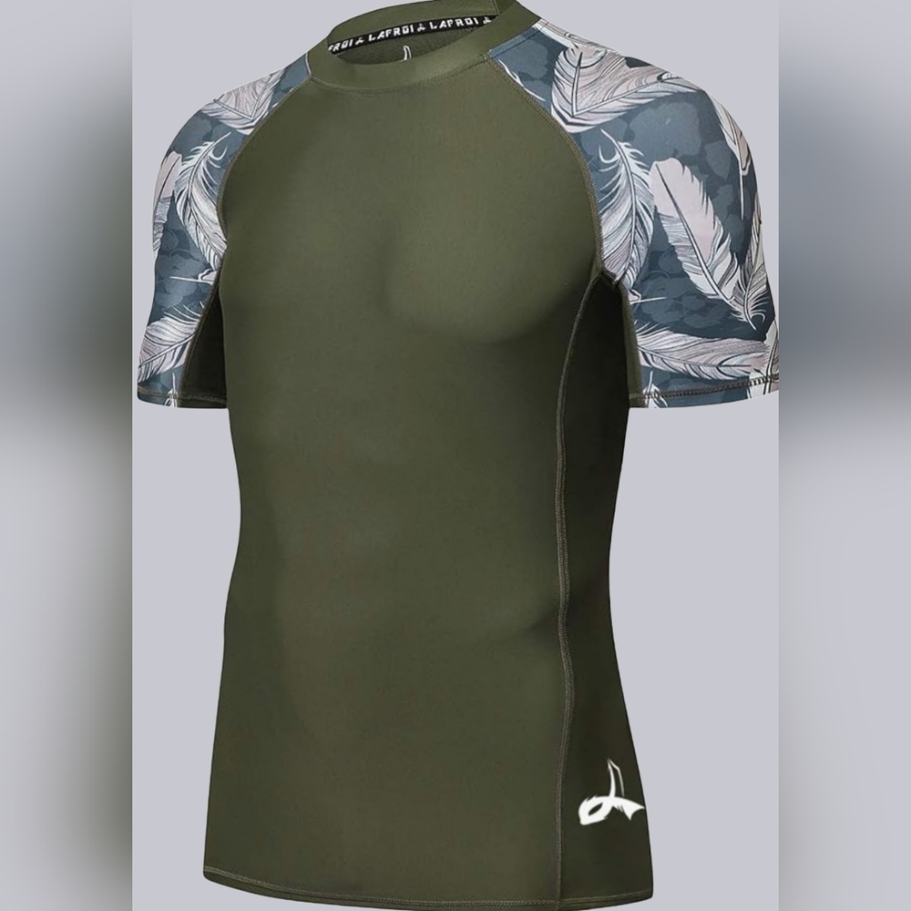 LAFROI Men's Long Sleeve UPF 50+ Baselayer Skins Performance Fit Compression Ras